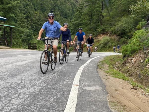 Bhutan cycling holiday