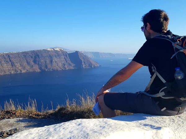 Santorini walking short break, Greece
