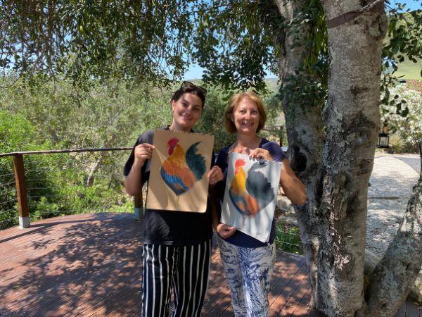 Painting and yoga Holiday in Portugal