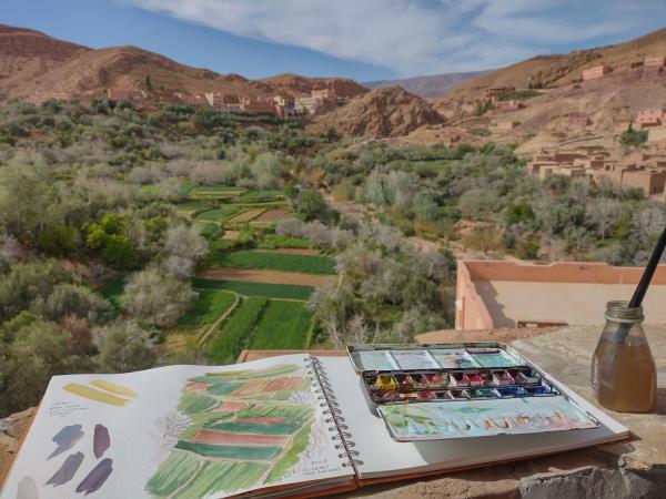 Painting holiday in Morocco
