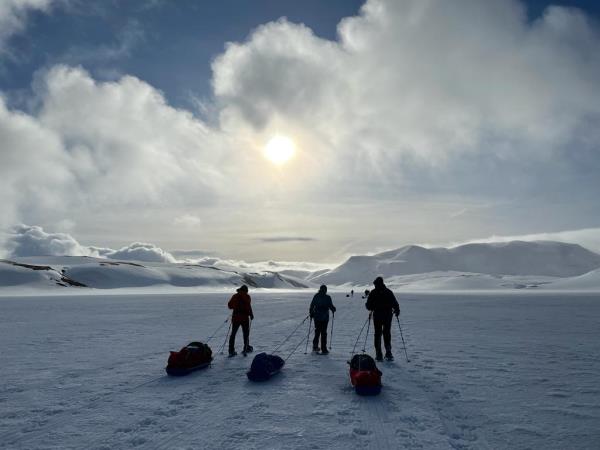 Iceland winter hiking expedition