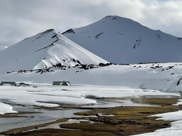 Iceland winter hiking expedition