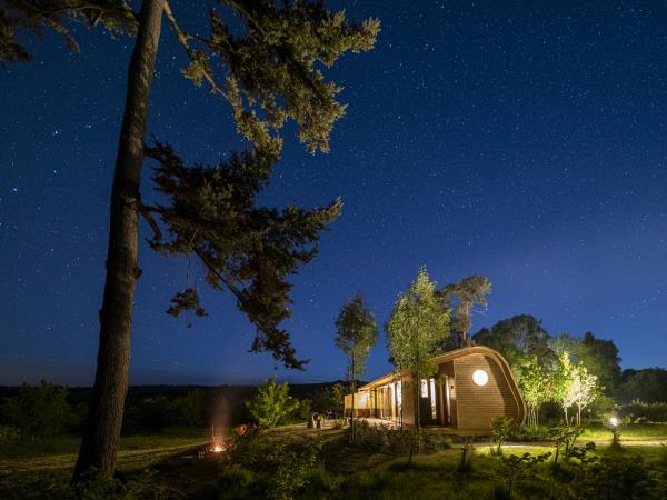 Luxury glamping pods in Hereford, UK