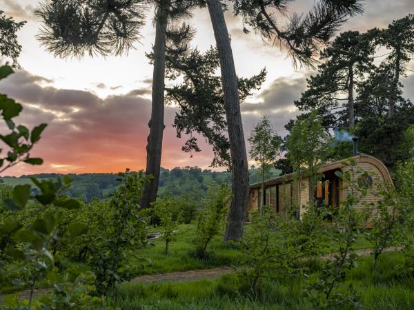 Luxury glamping pods in Hereford, UK