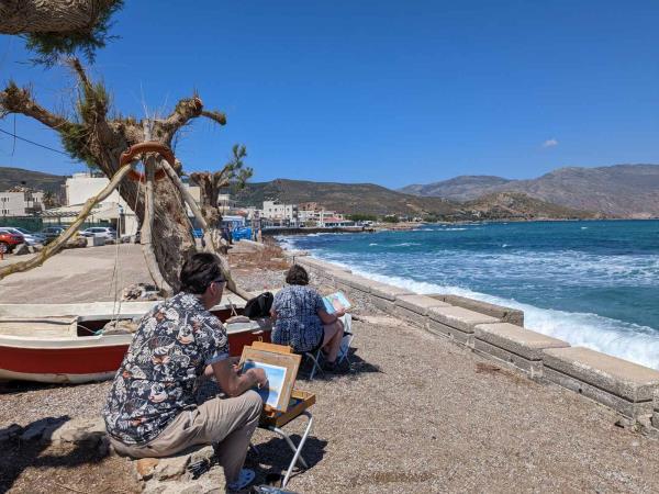Walking and painting holiday in Crete
