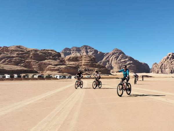 Jordan bike tour to Petra and Wadi Rum
