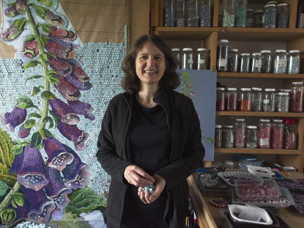 Art retreat in Greece, Smalti mosaics