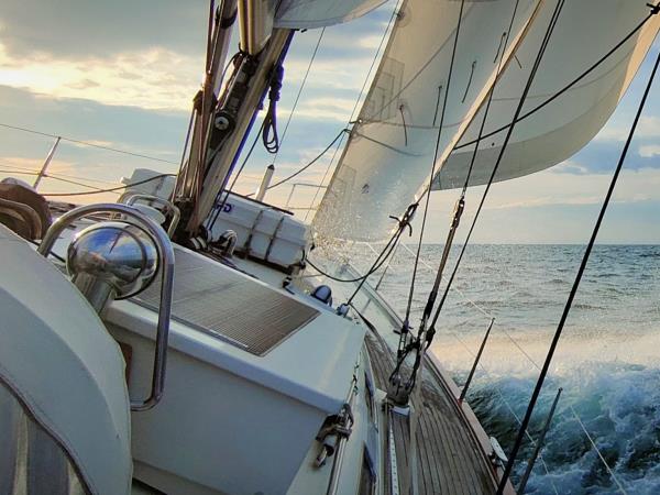 North Sea sailing course, mile builder