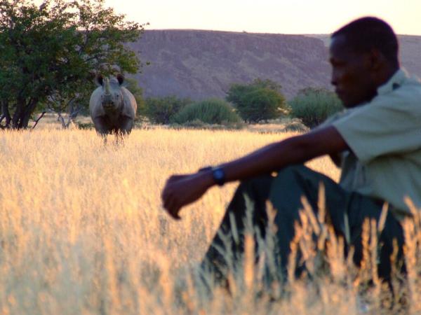 Namibia rhino tracking holiday