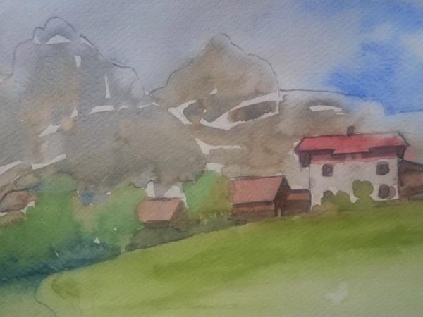 Dolomites painting holiday in Italy
