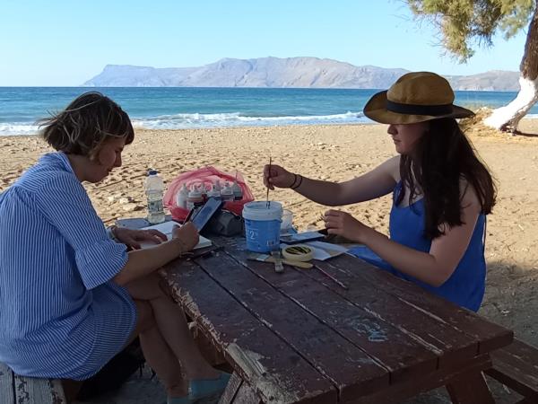 Meditation and painting holiday in Crete