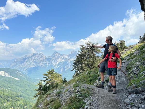 Albania walking holiday for families