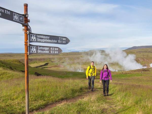 Iceland highland walking holiday, waterfalls & hot Springs