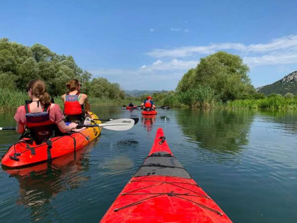 Canoeing and kayaking holiday in Montenegro, Lake Skadar
