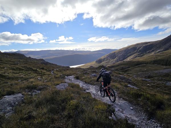 Mountain biking holiday in Scottish Highlands