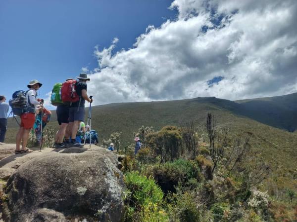 Kilimanjaro Lemosho route hiking in Tanzania