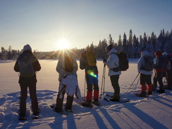 Snowshoeing holiday in Finland