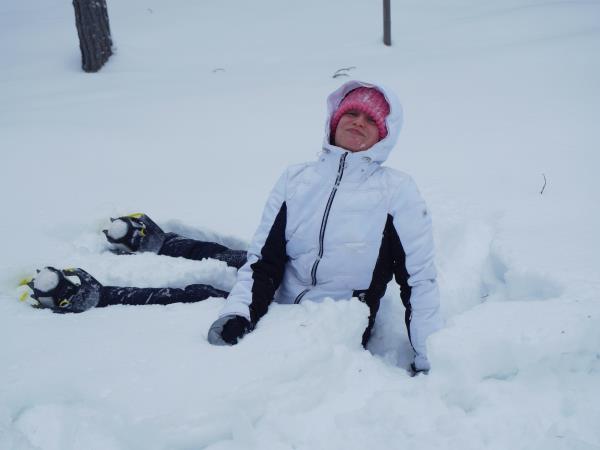 Family winter activity holiday, Finland