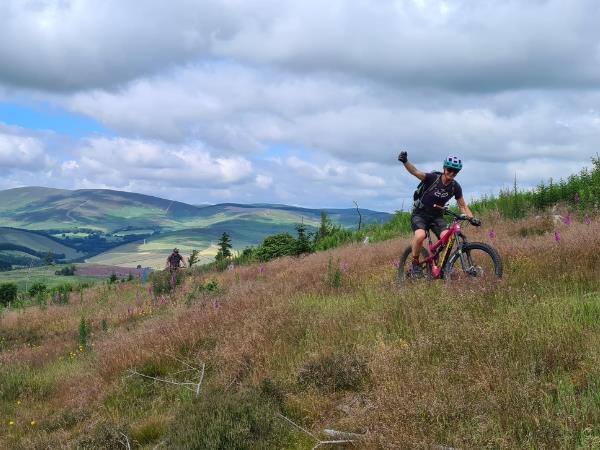 Scotland mountain biking holiday, Tweed Valley