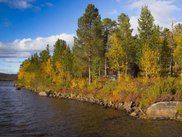 Wilderness auroras holiday during the Finnish Autumn