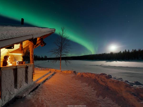 Finland Northern Lights and glass aurora cabin holiday