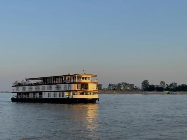 Brahmaputra river cruise in India