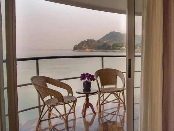 Brahmaputra river cruise in India