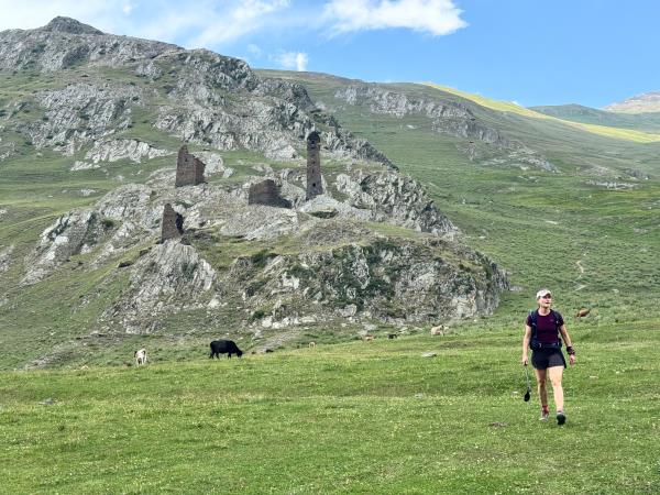 Georgia walking holiday in Caucasus Mountains