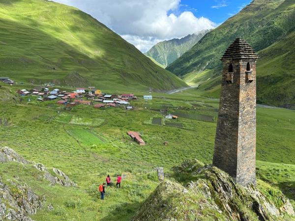Georgia walking holiday in Caucasus Mountains