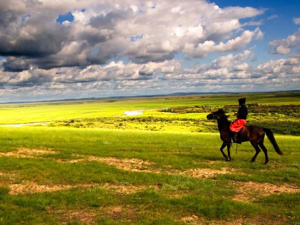 Inner Mongolia horse riding tour, China 