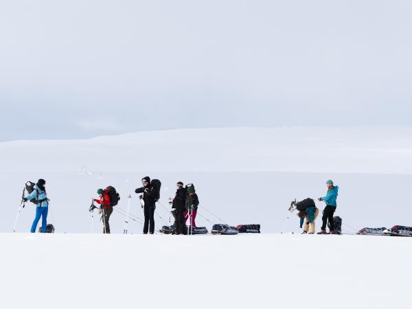 Winter ski touring in Sweden holiday