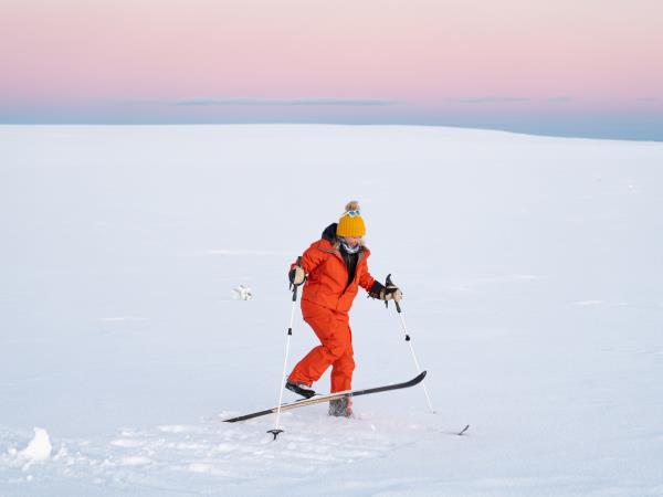 Winter ski touring in Sweden holiday
