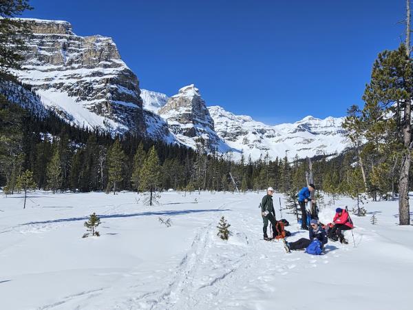 Snow shoeing and winter hiking holiday, Canada