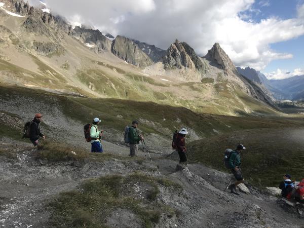 Tour du Mont Blanc guided walking holiday, 10 days