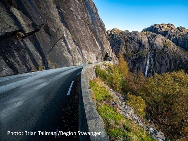 Self guided cycling in Norway, The North Sea route