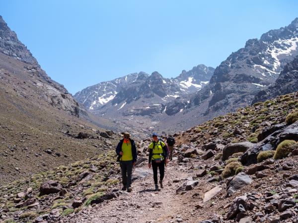 High Atlas mountains hiking vacation in Morocco