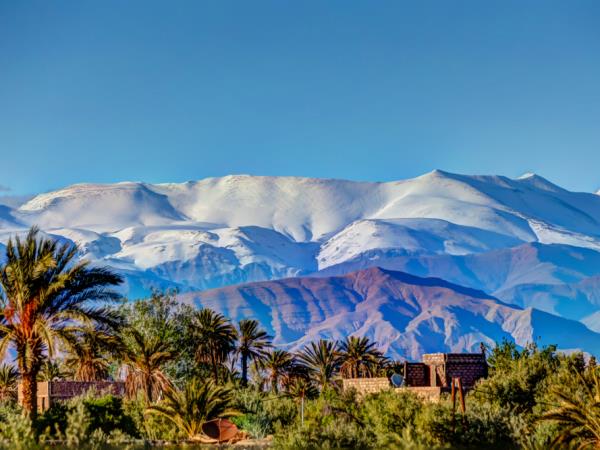 High Atlas mountains hiking vacation in Morocco