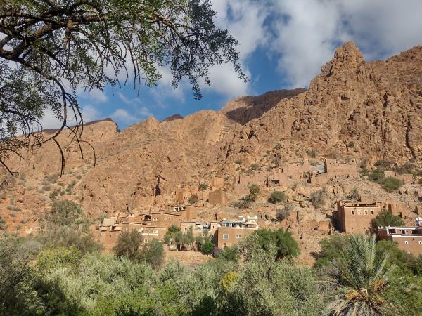 Painters retreat in mountains in Southern Morocco