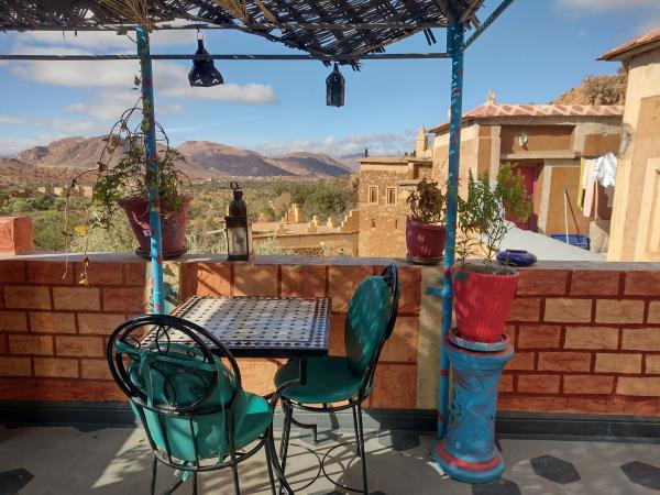 Painters retreat in mountains in Southern Morocco