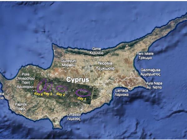 Cyprus trekking holiday