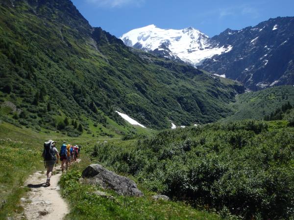 Womens only Tour du Mont Blanc guided walking holiday