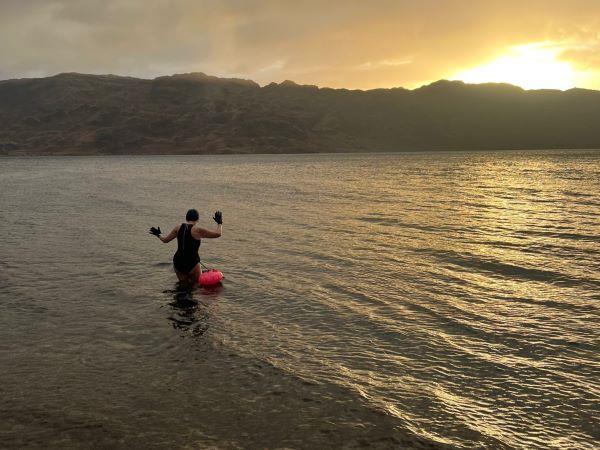 Winter swimming holiday in Scotland