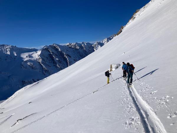Intermediate ski touring holiday in France