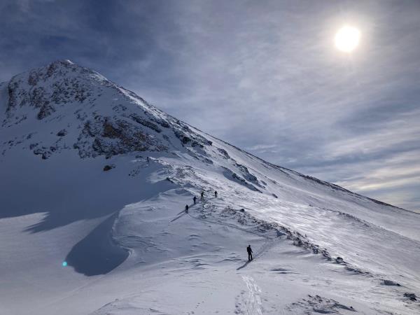 Intermediate ski touring holiday in France