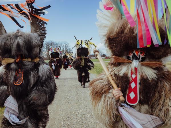 Slovenia masked festival photography holiday