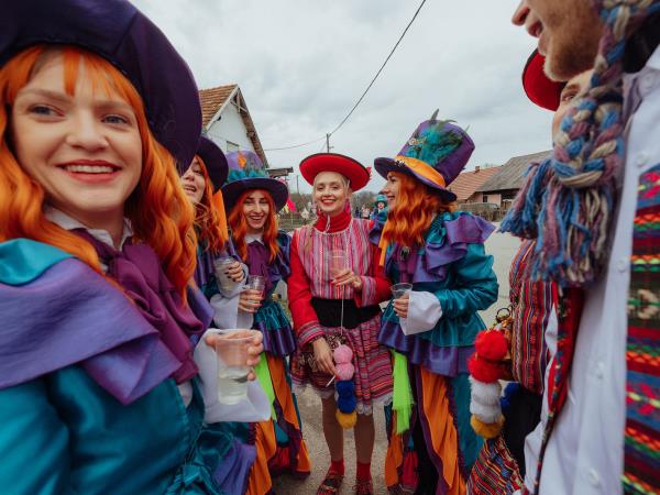 Slovenia masked festival photography holiday