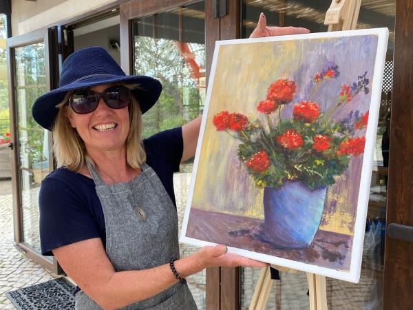 Painting and yoga Holiday in Portugal