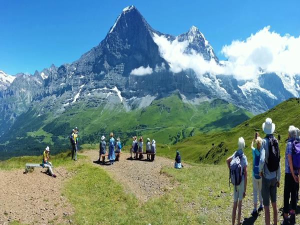 Swiss Alps scenic walking small group tour