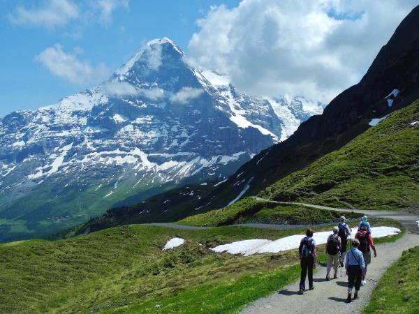 Swiss Alps scenic walking small group tour