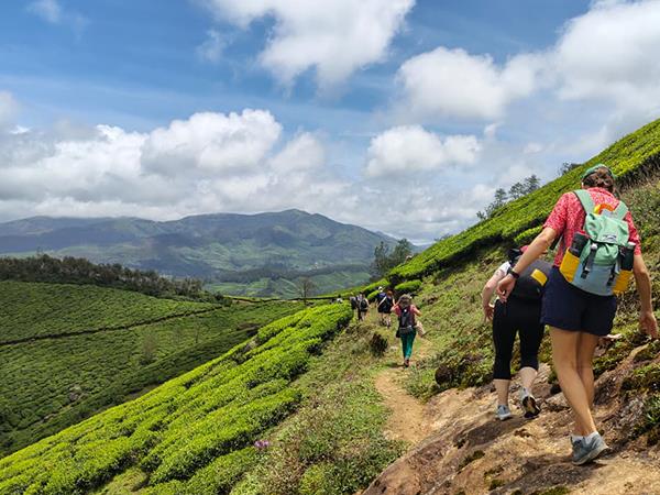 Walking and cycling holiday in Kerala, India